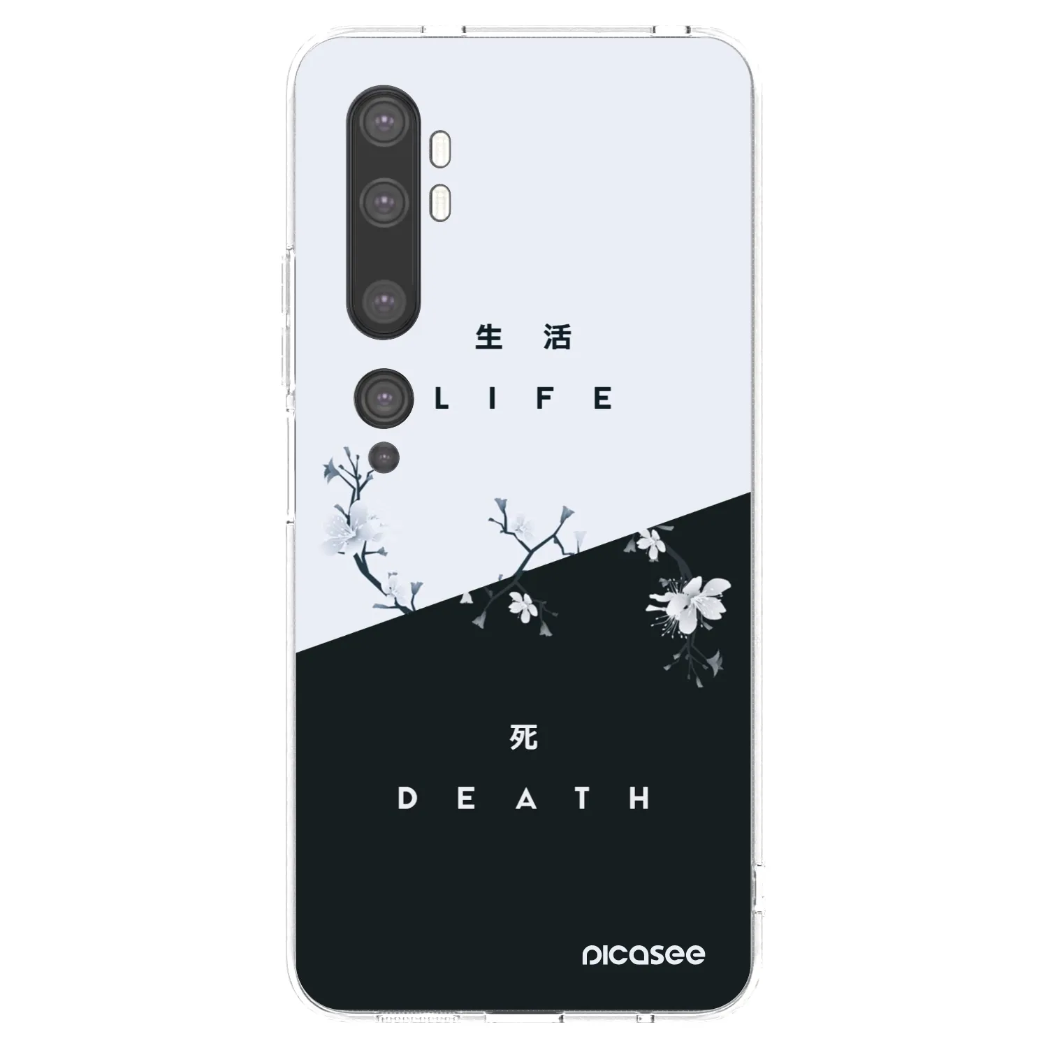 Silikónový prehľadný obal pre Xiaomi Mi Note 10 (Pro) - Živý - Mŕtvy