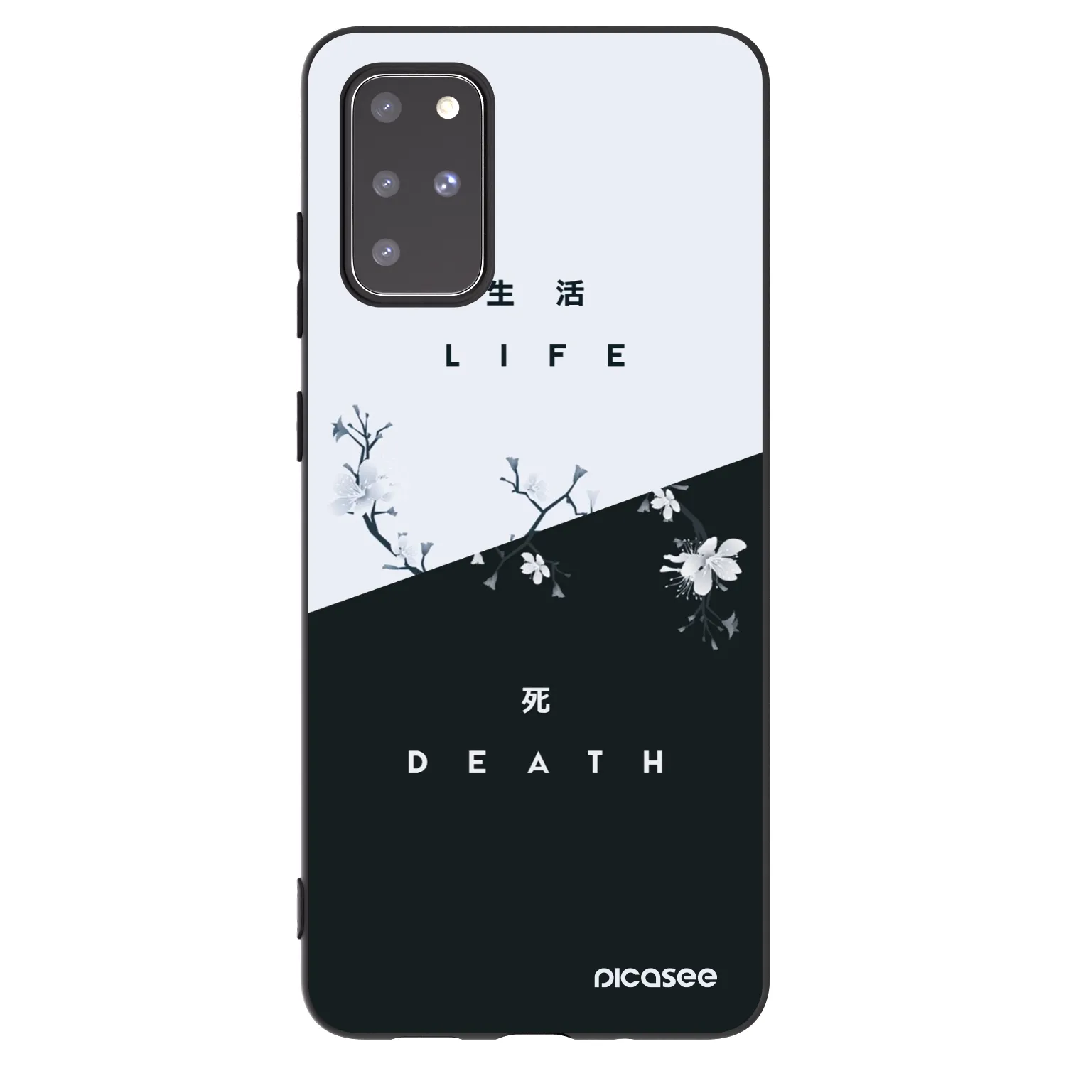 Picasee silikónový čierny obal pre Samsung Galaxy S20+ G985F - Živý - Mŕtvy