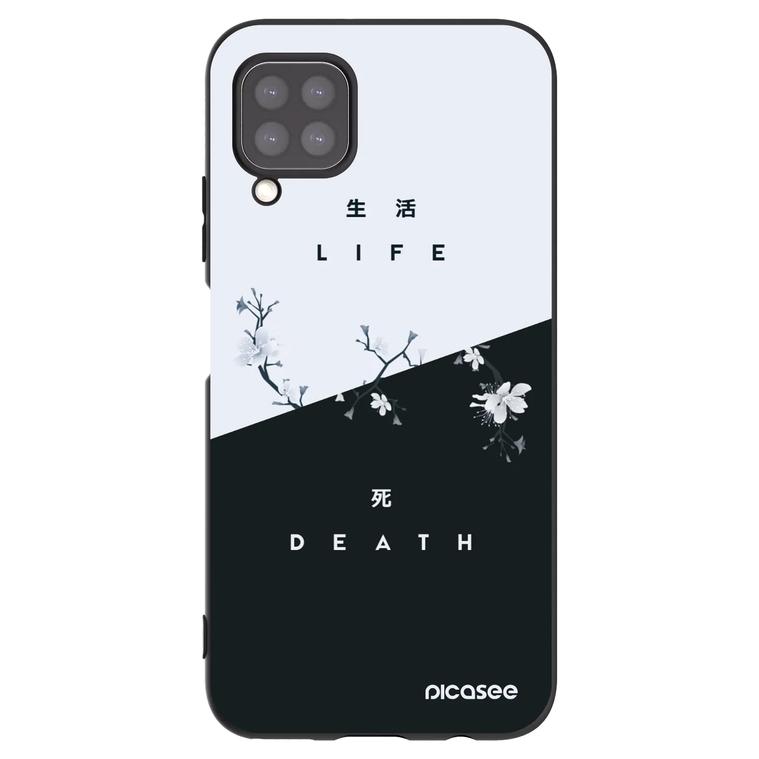 Picasee silikónový čierny obal pre Huawei P40 Lite - Živý - Mŕtvy