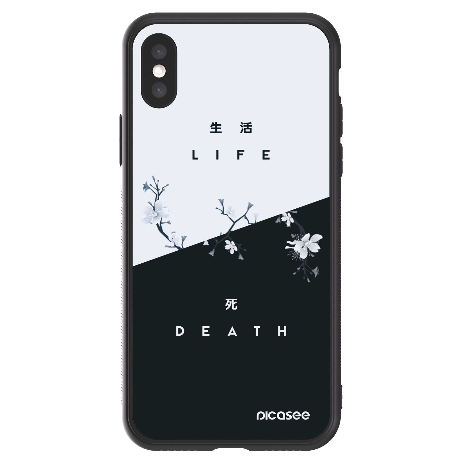 Picasee ULTIMATE CASE pro Apple iPhone X/XS - Živý - Mŕtvy