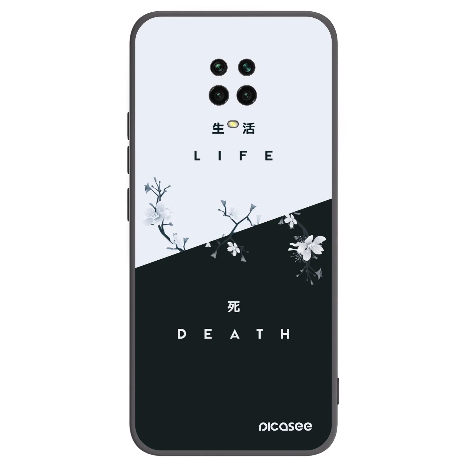 Picasee silikónový čierny obal pre Xiaomi Redmi Note 9 Pro - Živý - Mŕtvy
