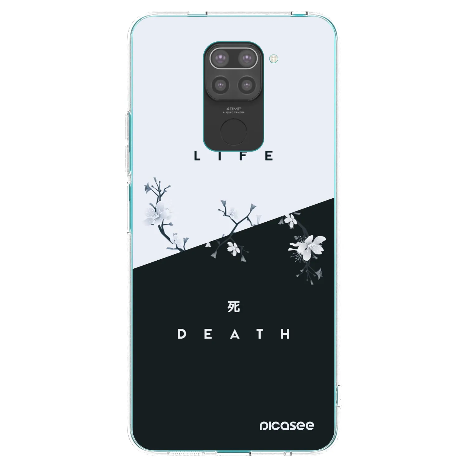 Picasee silikónový čierny obal pre Xiaomi Redmi Note 9 - Živý - Mŕtvy