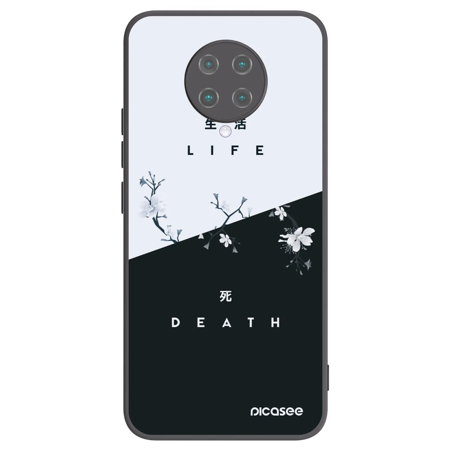 Picasee silikónový čierny obal pre Xiaomi Poco F2 Pro - Živý - Mŕtvy