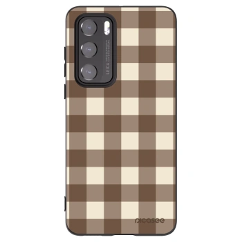 Obal pre Huawei P40 - Brown grid
