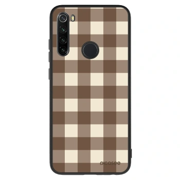 Obal pre Xiaomi Redmi Note 8 - Brown grid