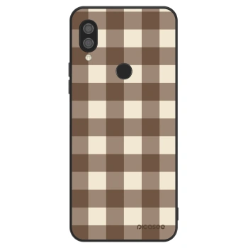 Obal pre Xiaomi Redmi 7 - Brown grid