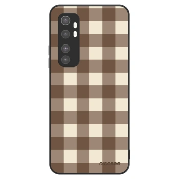 Obal pre Xiaomi Mi Note 10 Lite - Brown grid