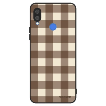 Obal pre Huawei Nova 3 - Brown grid