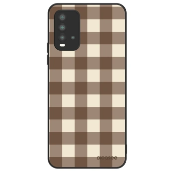 Obal pre Xiaomi Redmi 9T - Brown grid