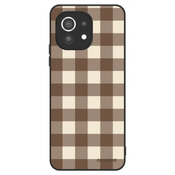 Obal pre Xiaomi Mi 11 - Brown grid