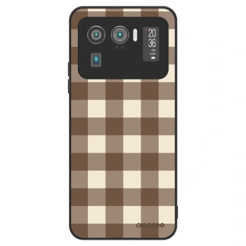 Obal pre Xiaomi Mi 11 Ultra - Brown grid