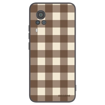 Obal pre Vivo X60 Pro 5G - Brown grid