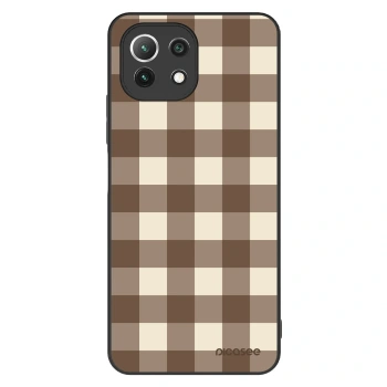 Obal pre Xiaomi 11 Lite 5G NE - Brown grid