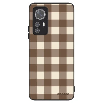 Obal pre Xiaomi 12 - Brown grid