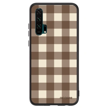 Obal pre Honor 20 Pro - Brown grid