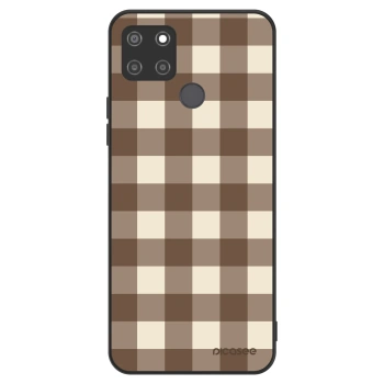 Obal pre Realme C21Y - Brown grid
