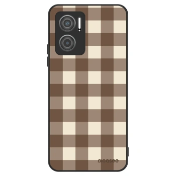 Obal pre Xiaomi Redmi 10 5G - Brown grid