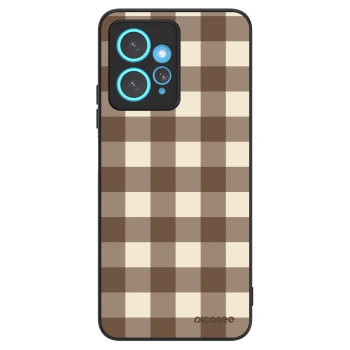 Obal pre Xiaomi Redmi Note 12 4G - Brown grid
