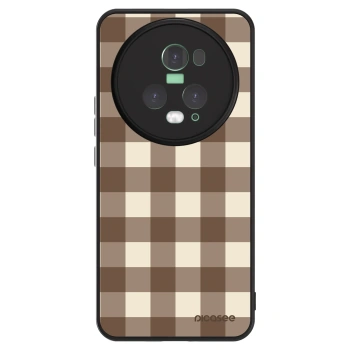 Obal pre Honor Magic5 Pro - Brown grid