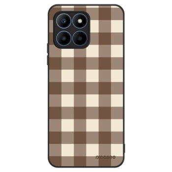 Obal pre Honor 70 Lite - Brown grid