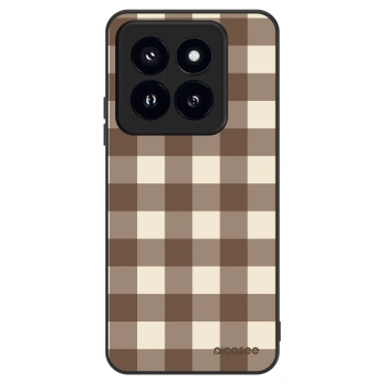 Obal pre Xiaomi 14 Pro - Brown grid