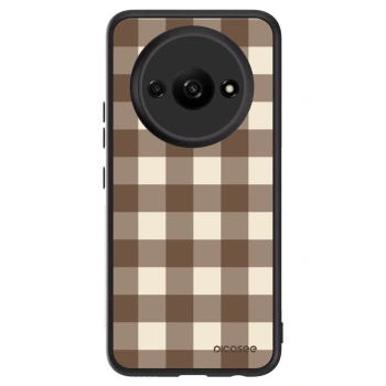 Obal pre Xiaomi Redmi A3 - Brown grid
