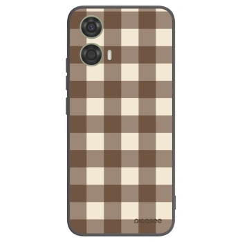 Obal pre Motorola Moto G24 - Brown grid