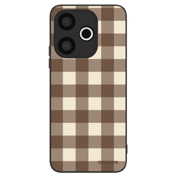Obal pre Xiaomi Redmi 13 4G - Brown grid