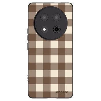 Picasee silikónový čierny obal pre Honor Magic7 Lite 5G - Brown grid