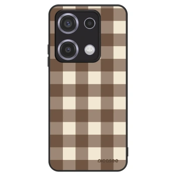 Obal pre Xiaomi Redmi Note 14S - Brown grid