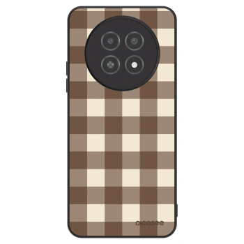 Obal pre Realme 12X - Brown grid