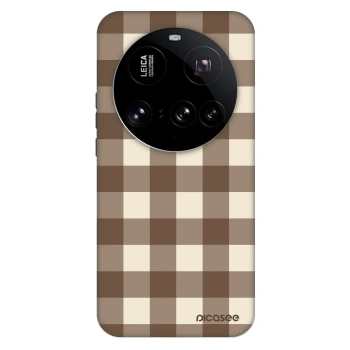 Obal pre Xiaomi 15 Ultra - Brown grid