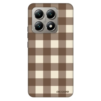 Obal pre Xiaomi 14T - Brown grid
