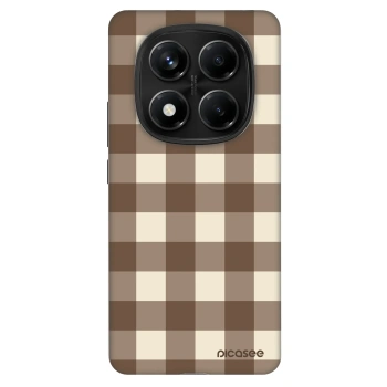 Obal pre Xiaomi Redmi Note 14 Pro 4G - Brown grid