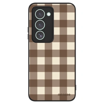 Obal pre Xiaomi Redmi 15 5G - Brown grid