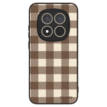 Obal pre Xiaomi Redmi Note 15 Pro 4G - Brown grid
