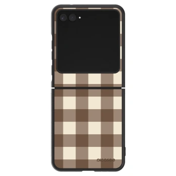 Obal pre Motorola Razr 60 - Brown grid
