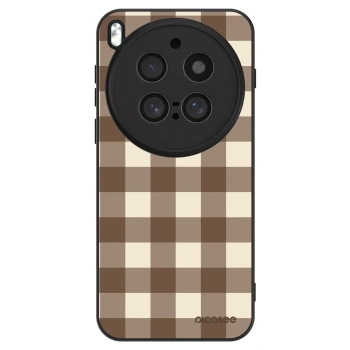 Obal pre Vivo X300 Pro - Brown grid