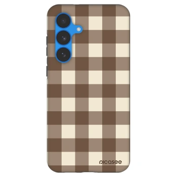Obal pre Samsung Galaxy S25 FE 5G - Brown grid