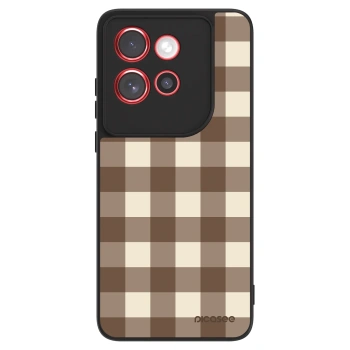 Obal pre Motorola Edge 60 Neo 5G - Brown grid