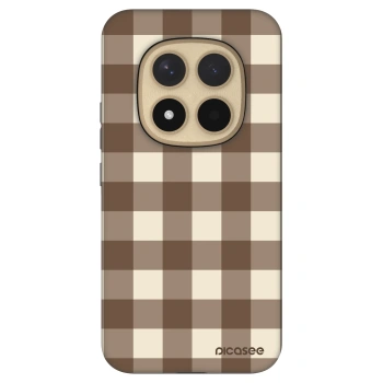 Obal pre Xiaomi Redmi Note 15 Pro+ - Brown grid