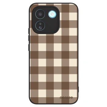Obal pre Xiaomi Redmi Note 17 Pro MAX 5G - Brown grid