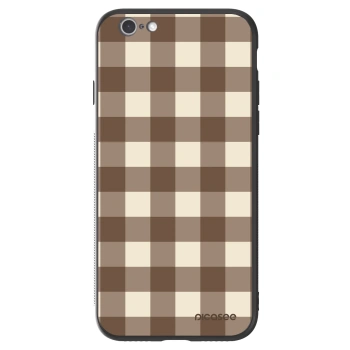 Obal pre Apple iPhone 6/6S - Brown grid