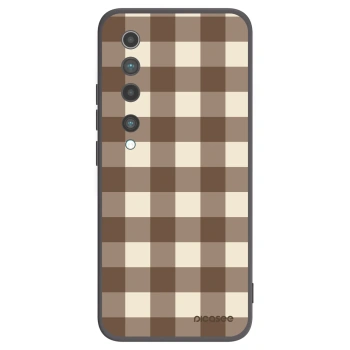 Obal pre Xiaomi Mi 10 - Brown grid