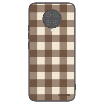 Obal pre Xiaomi Poco F2 Pro - Brown grid