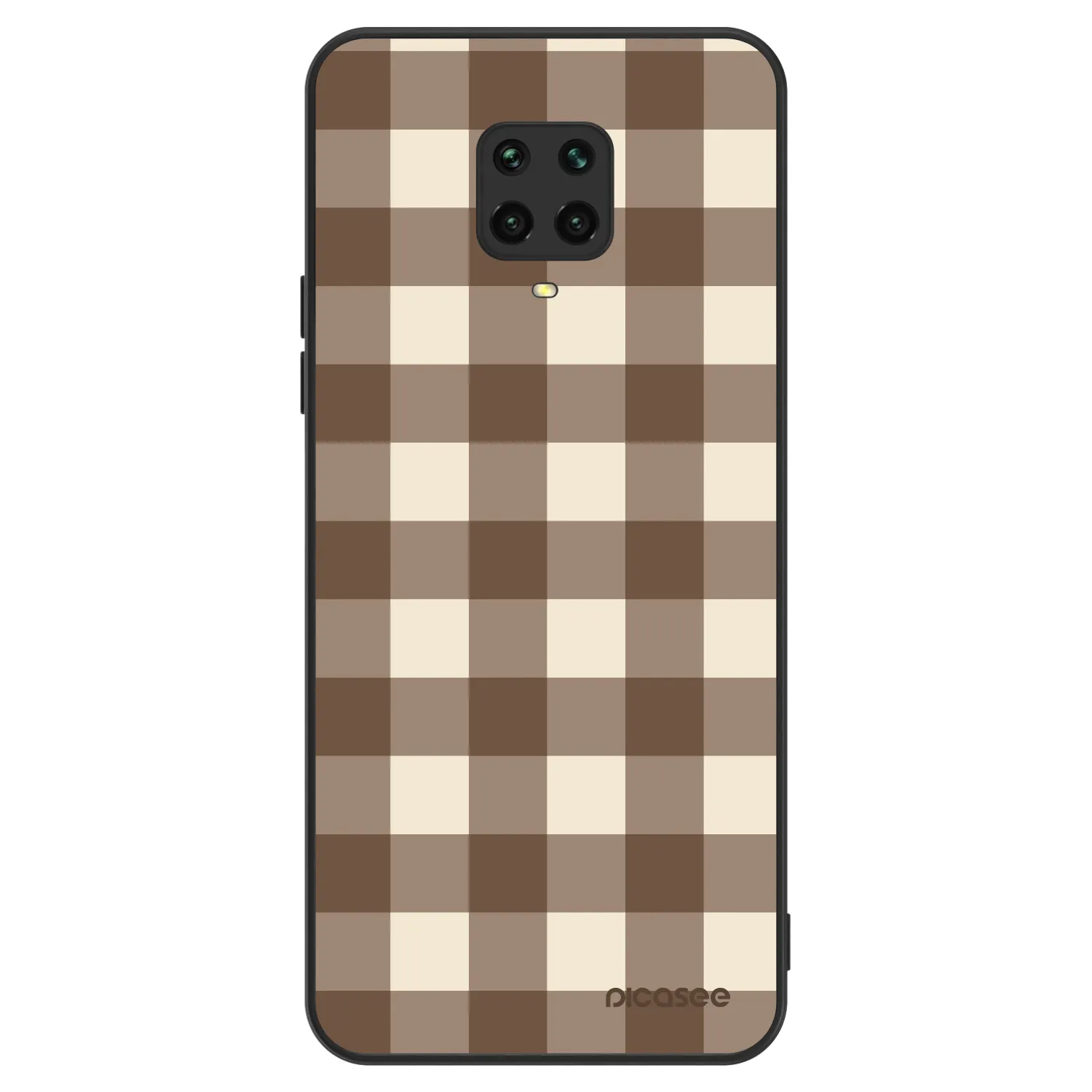 Picasee ULTIMATE CASE pro Xiaomi Redmi Note 9 Pro - Brown grid