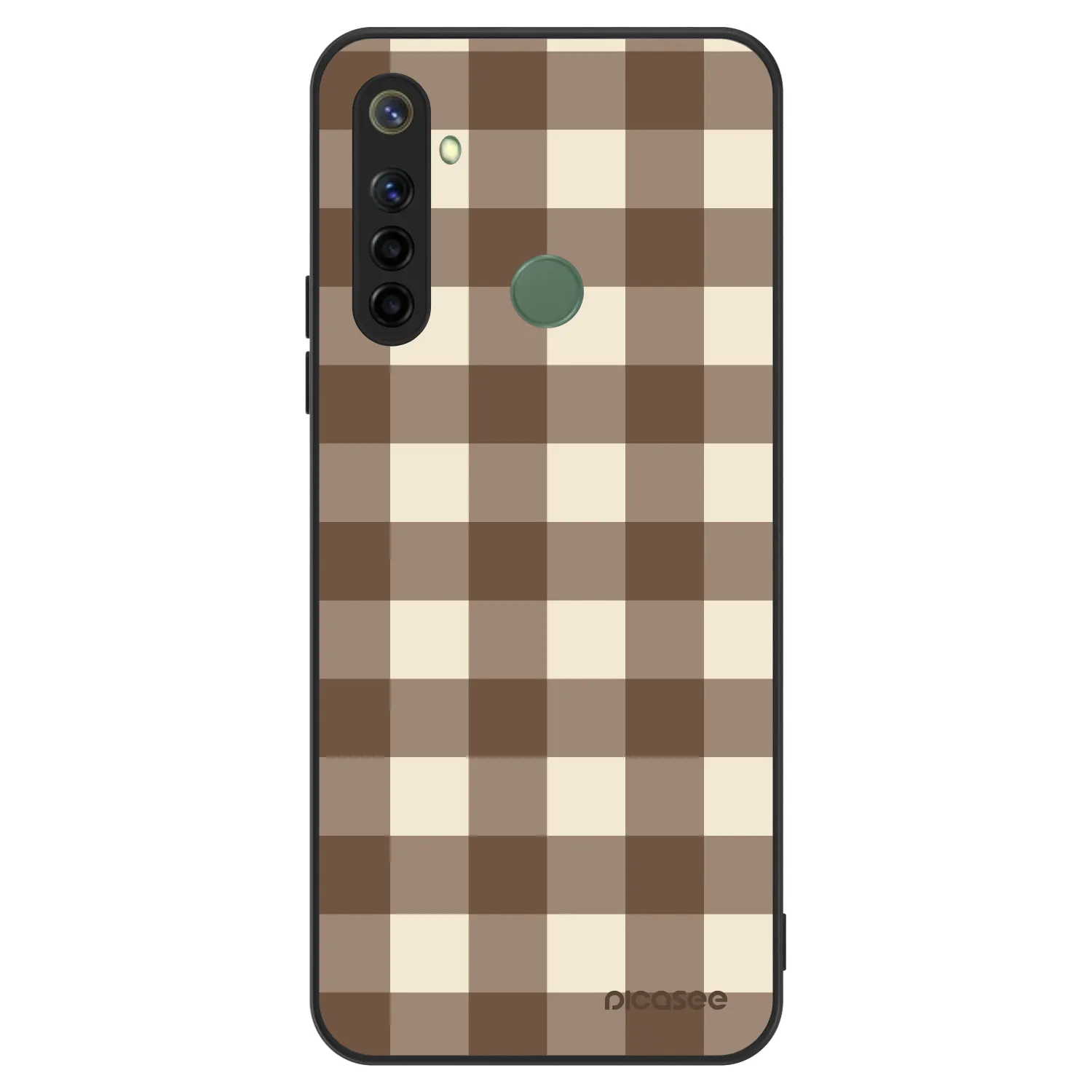 Picasee ULTIMATE CASE pro Realme 6i - Brown grid