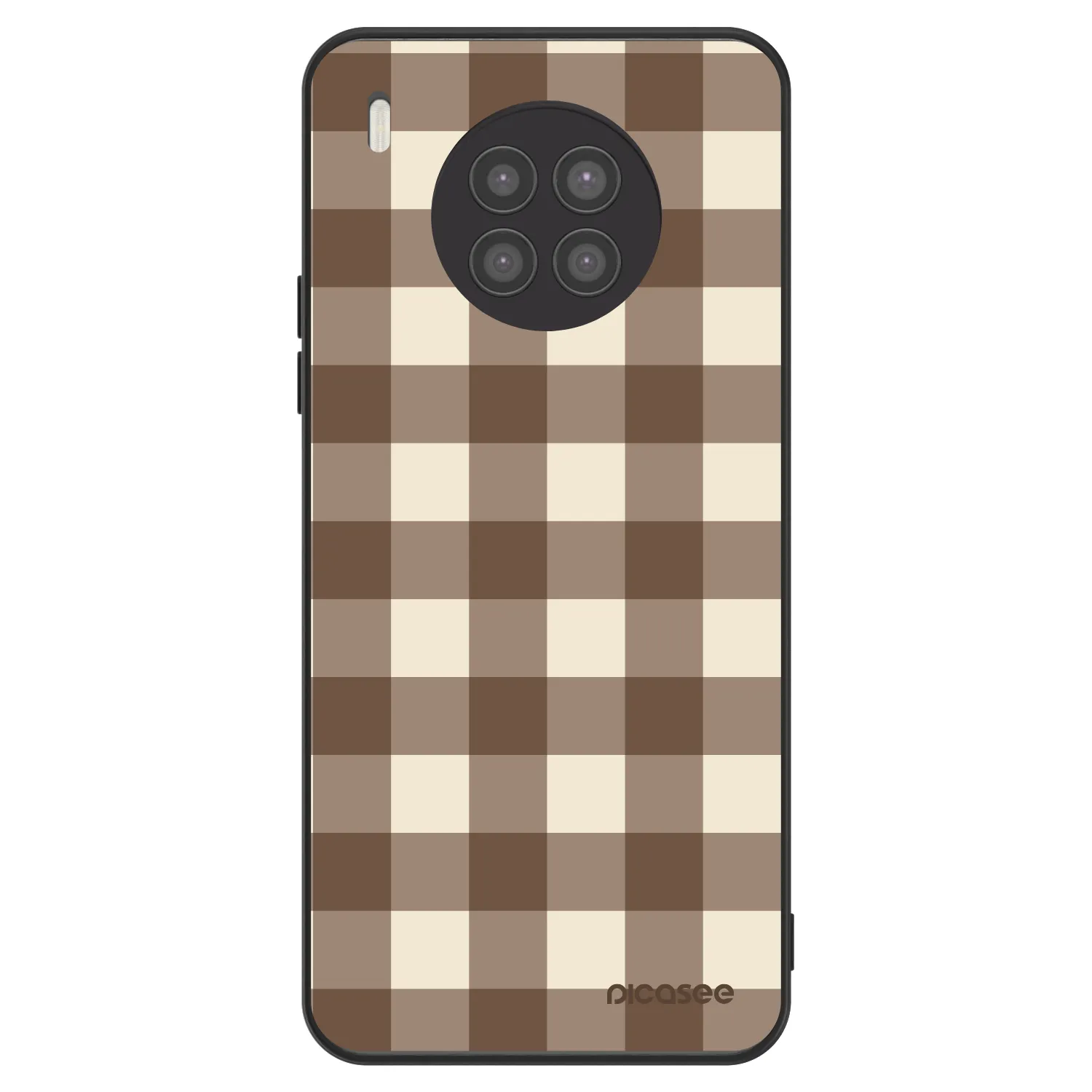 Picasee ULTIMATE CASE pro Huawei Nova 8i - Brown grid