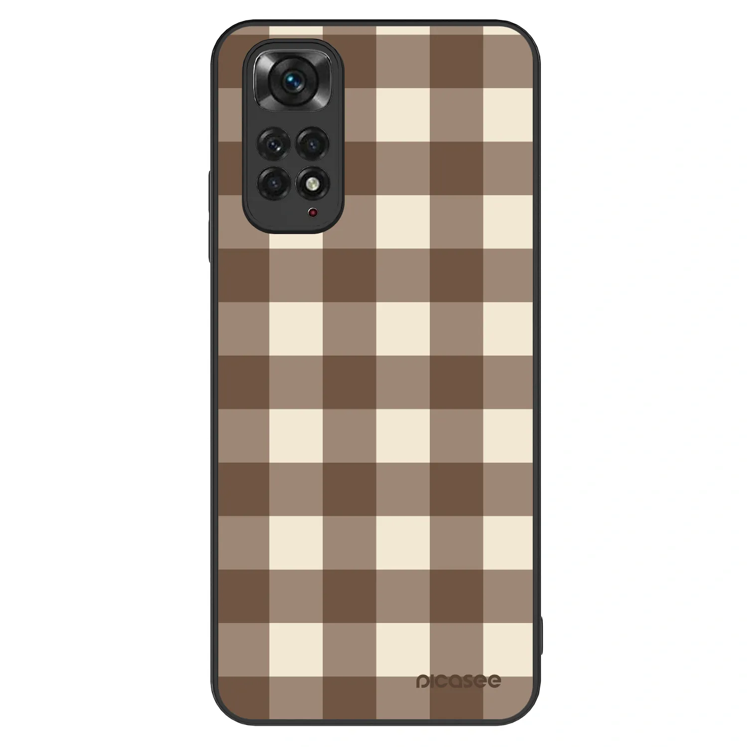 Picasee ULTIMATE CASE pro Xiaomi Redmi Note 11 - Brown grid