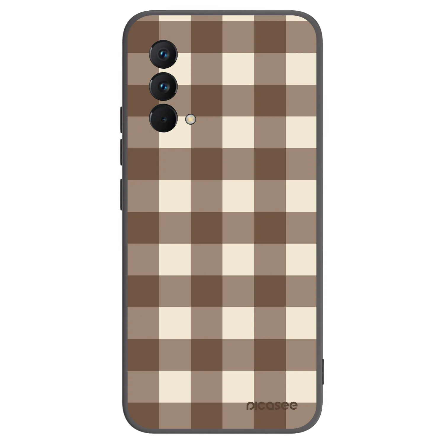 Picasee silikónový čierny obal pre Realme GT Master Edition 5G - Brown grid